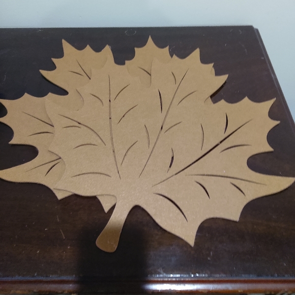 JCPENNEY Leaf 2 PC Placemats Khaki - Picture 6 of 7